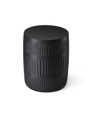 18.5'' H Multi-Functional Magnesium Oxide Textured Garden Stool or Planter Stand or Accent Table