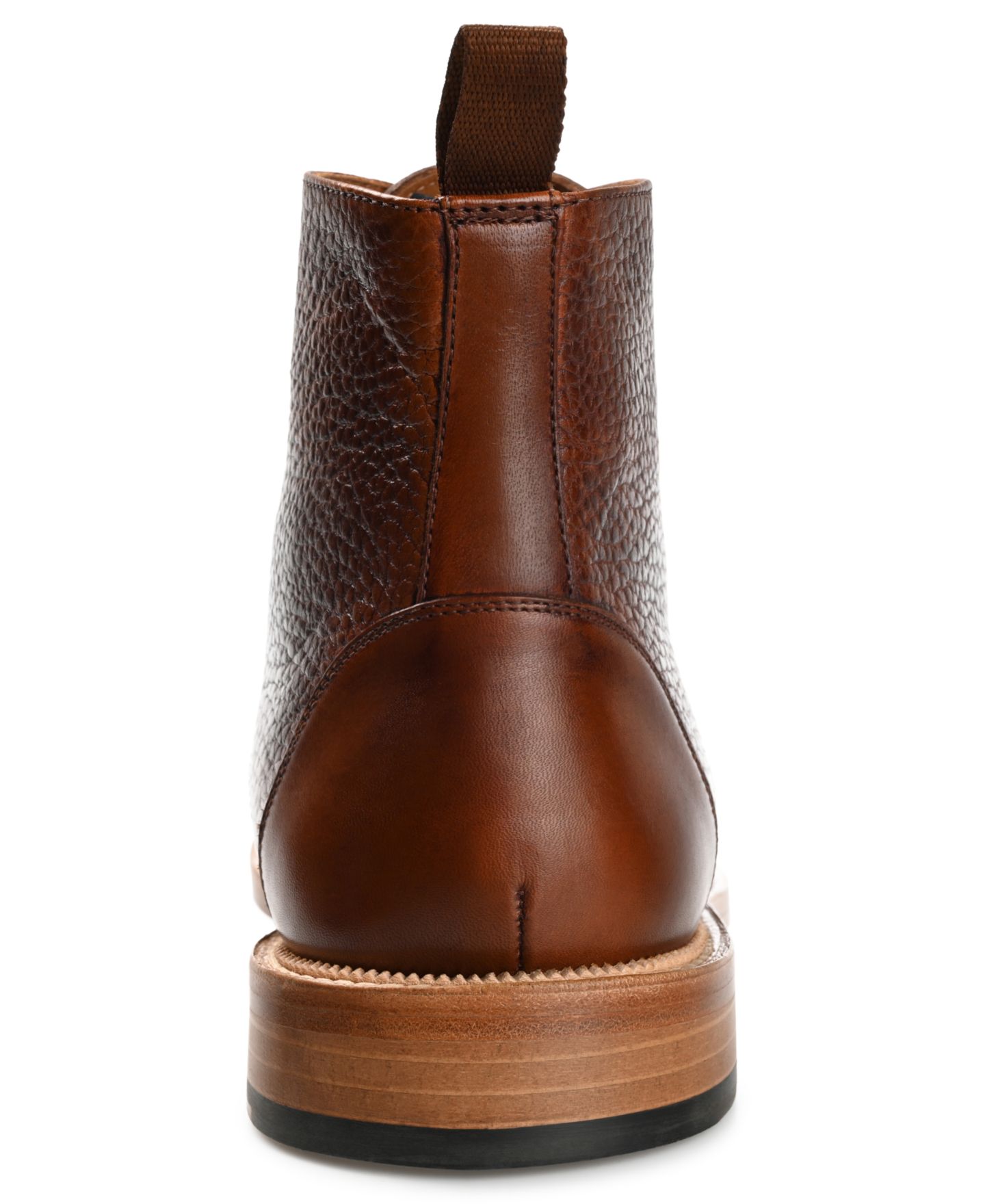 Мужские ботинки Taft Rome Full-grain Leather Cap Toe Dress Boots, цвет: Коричневый — фото 3