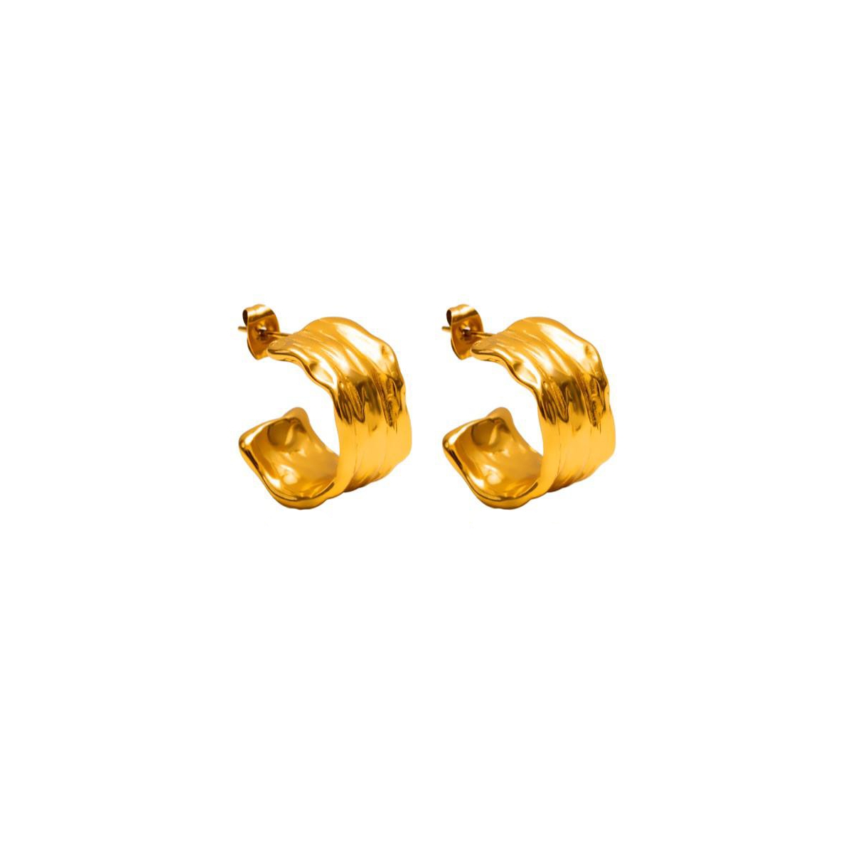 SoHo Hoop Earrings - Gold