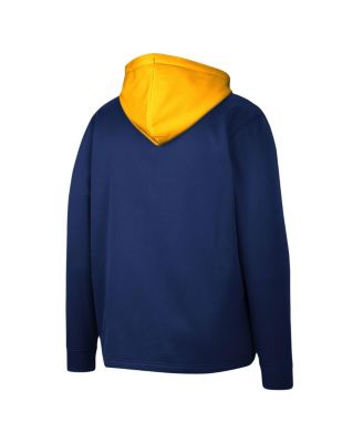 Men's West Virginia Mountaineers Luge 3.0 Quarter-Zip Hoodie