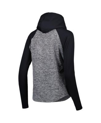 Women's Heathered Gray, Black Washington Commanders Championship Ring Raglan Pullover Hoodie