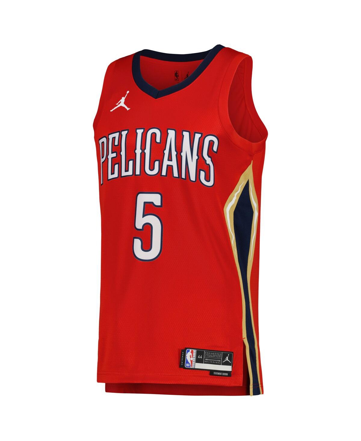 Men's Jordan Herbert JonesNew Orleans Pelicans Replica Swingman Jersey - Statement Edition - Red