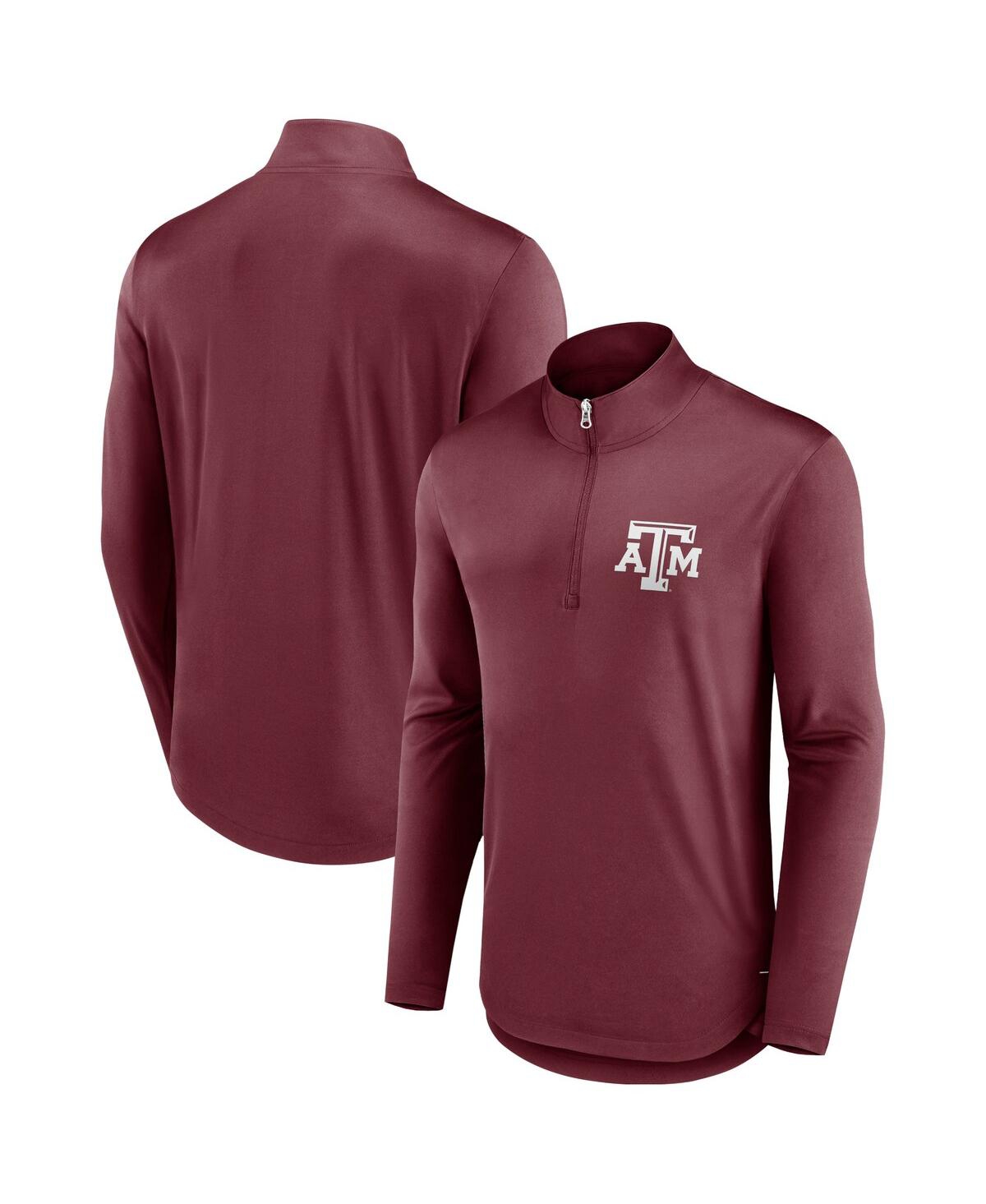 Fanatics Branded Maroon Texas A&m Aggies Tough Minded Quarter-zip Top In Maroon