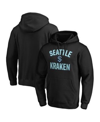 Men's Black Seattle Kraken Big and Tall Victory Arch Pullover Hoodie