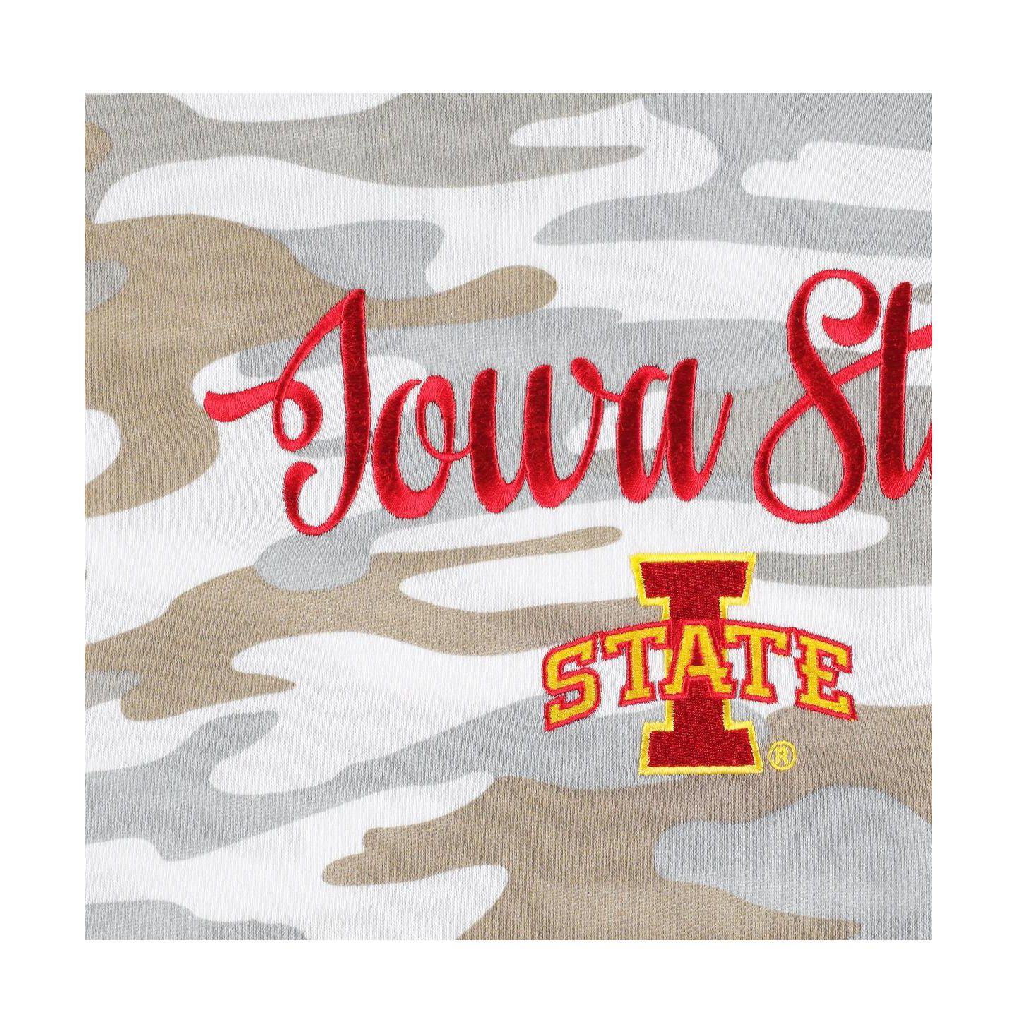 Женское худи Pressbox Camo Iowa State Cyclones San Pablo Pullover — фото 2