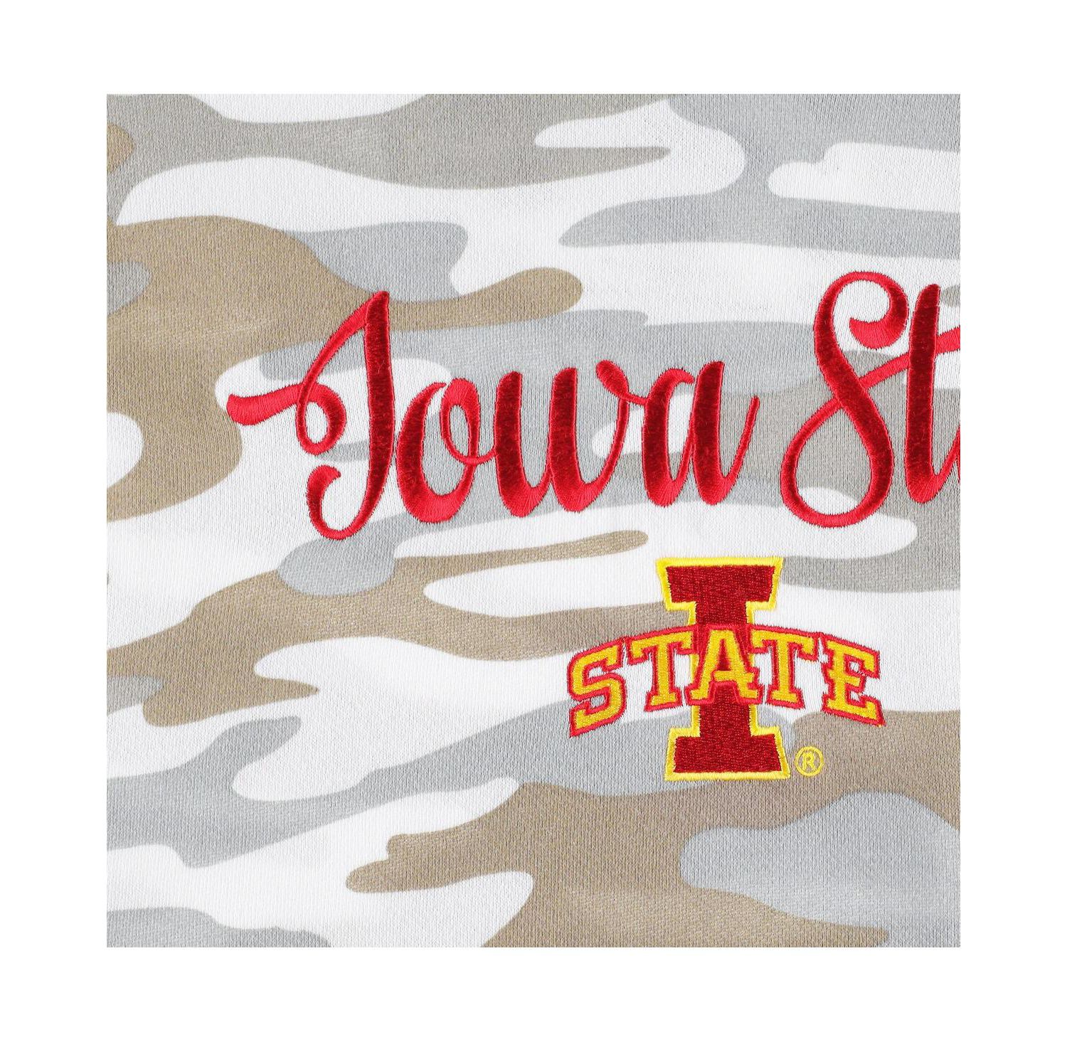 Women's Camo Iowa State Cyclones San Pablo Pullover Hoodie
