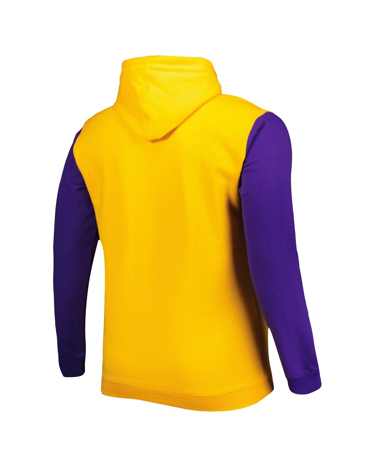 Men's Fanatics Purple Los Angeles Lakers Big and Tall Bold Attack Pullover Hoodie - Purple