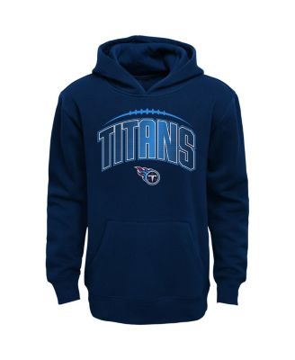 Toddler Boys Navy, Heather Gray Tennessee Titans Double-Up Pullover Hoodie and Pants Set