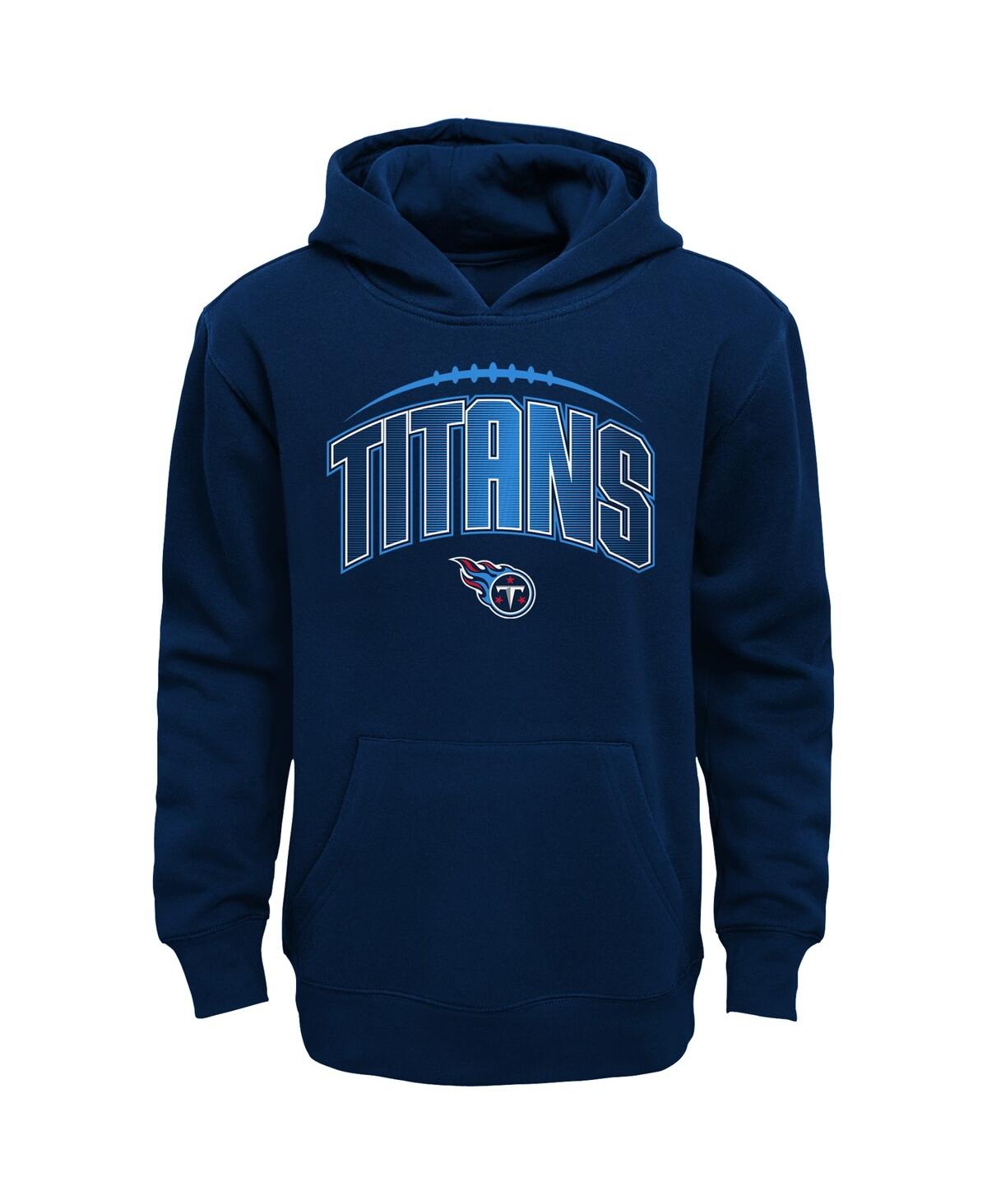 Toddler Boys Heather Gray Tennessee Titans Double-Up Pullover Hoodie and Pants Set - Heather Gray