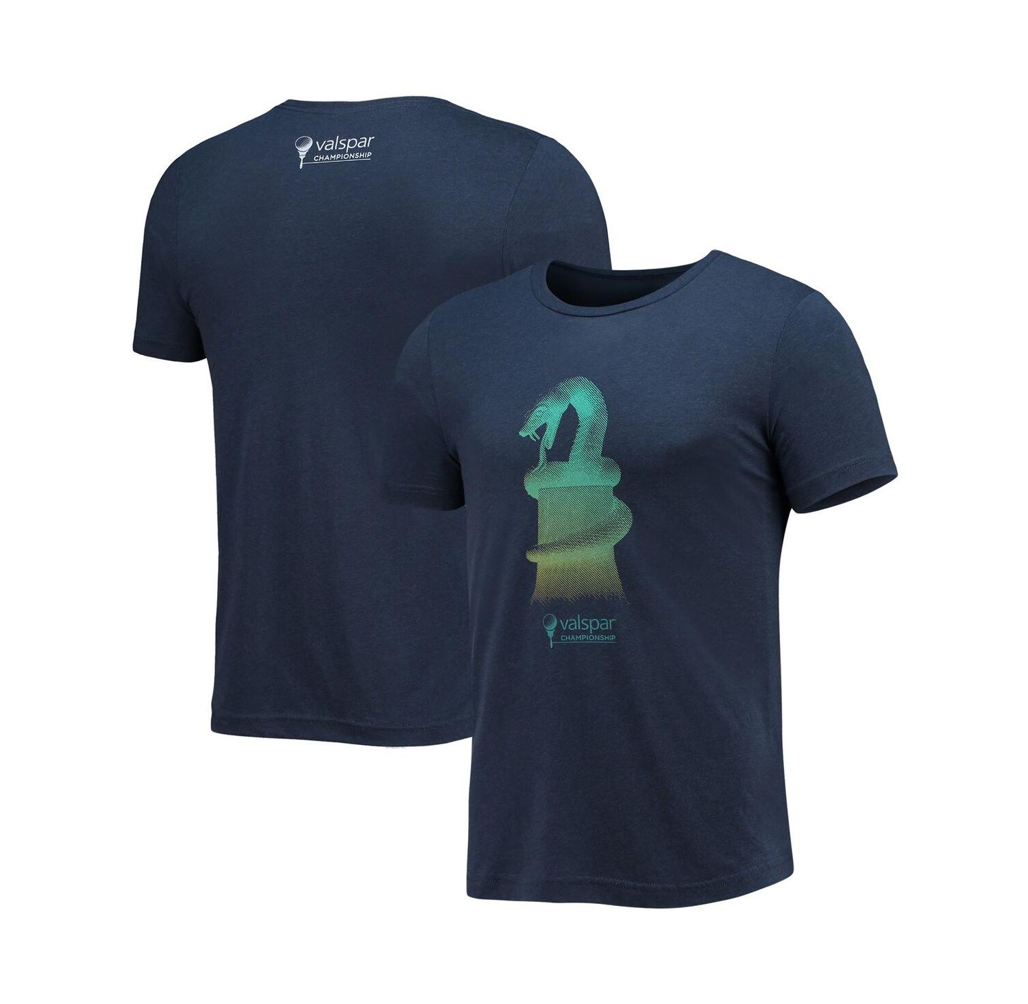 Men's Navy Valspar Championship Snake Tri-Blend T-shirt