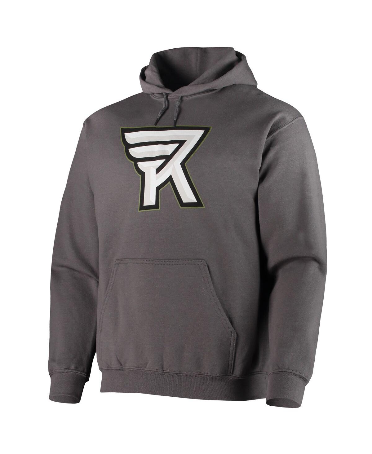Men'sRochester Knighthawks Solid Pullover Hoodie - Charcoal