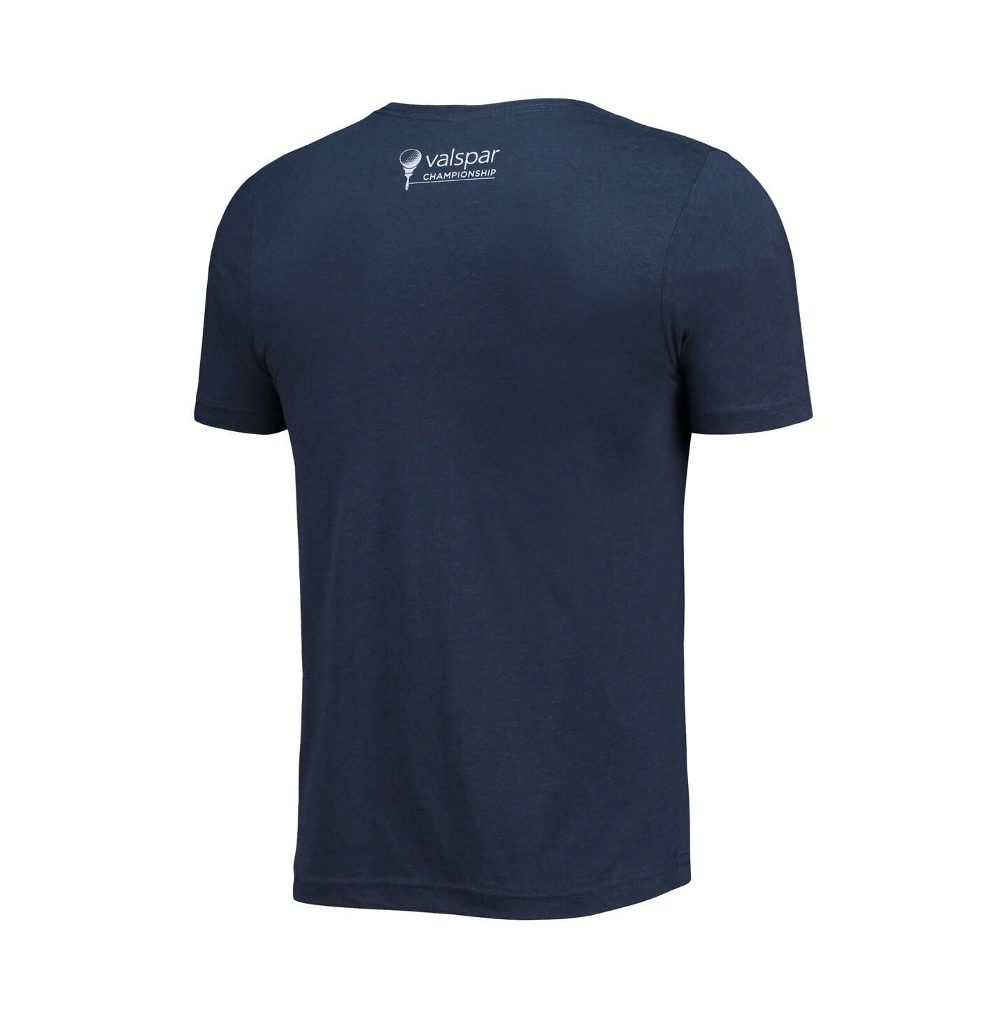 Мужская футболка Ahead Navy Valspar Championship Snake Tri-Blend — фото 4