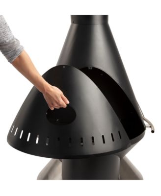 COH-600 Chimenea Steel Propane Outdoor Fire Pit
