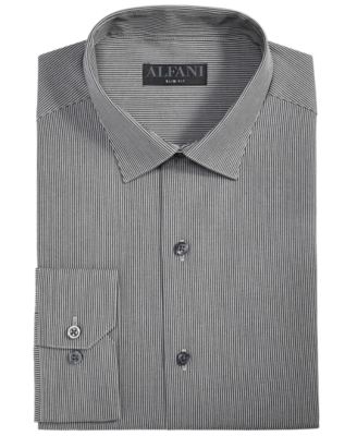 Alfani - Men's Slim-Fit Stripe Dress Shirt