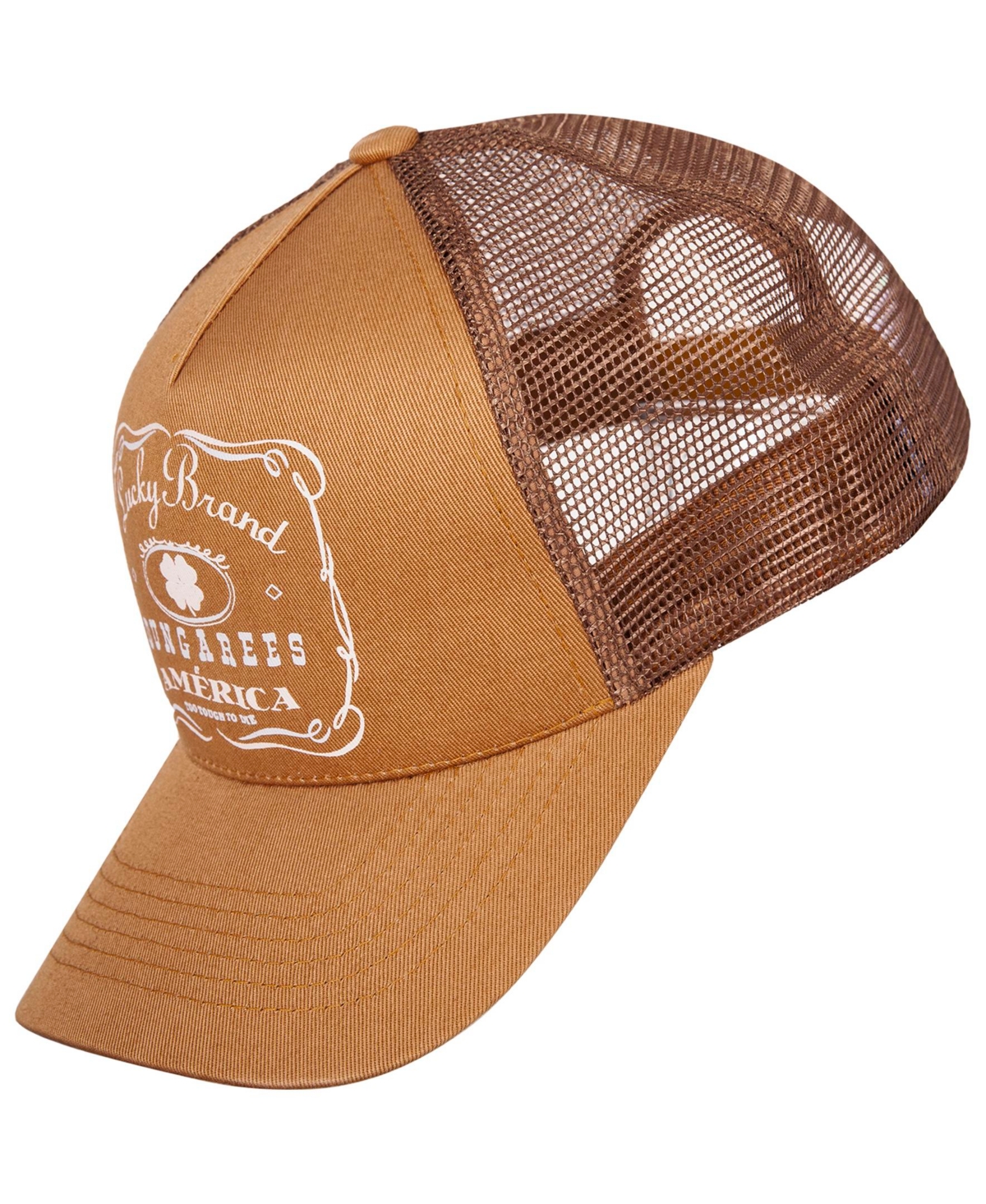 Lucky Brand Vintage-like  Trucker Hat In Toast