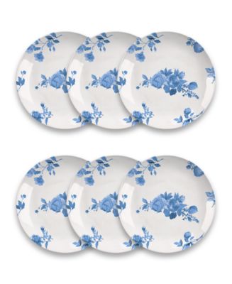 TarHong Cottage Floral Salad Plate Set of 6 - Macy's