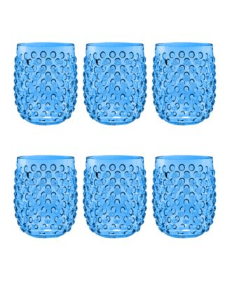 Hobnail Stemless  Set of 6
