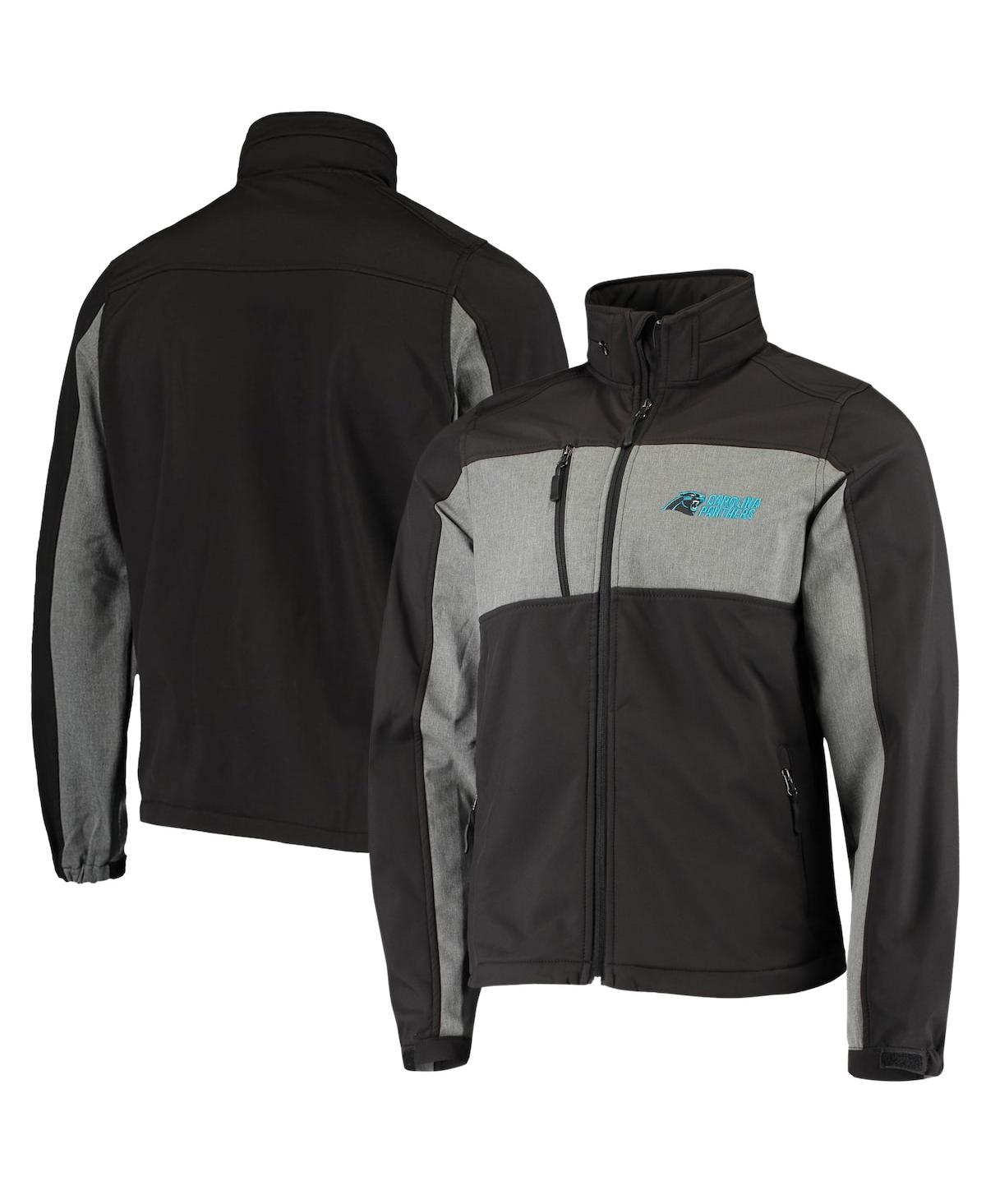 Shop Dunbrooke Men's  Black Carolina Panthers Circle Zephyr Softshell Full-zip Jacket