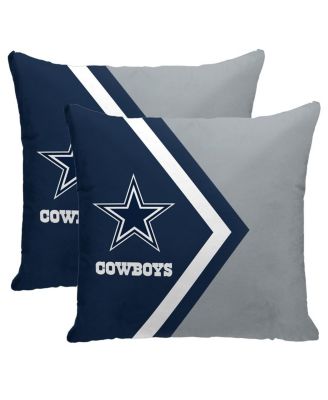 NCAA Team Logo Throw Pillows (Set Of 2) - 16x16 Inch Soft Poly-Spandex Decor For Superfans