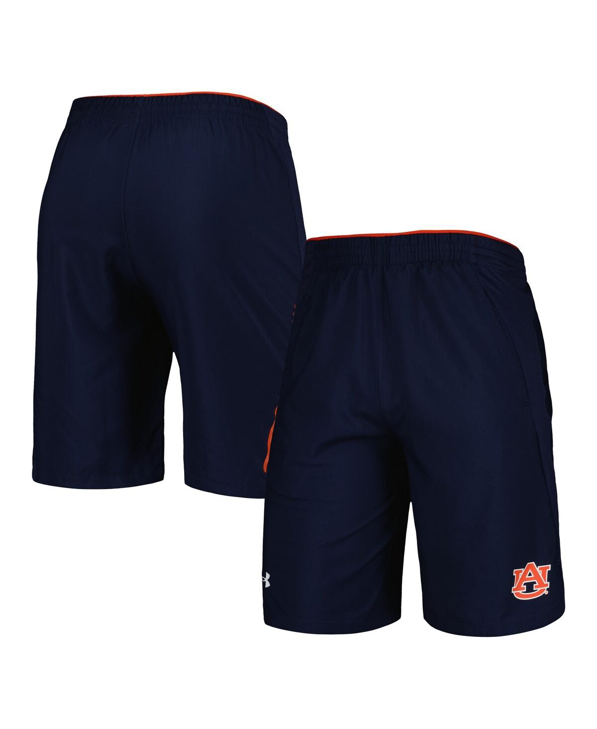 Men's Under Armour Navy Auburn Tigers Woven Shorts - Navy