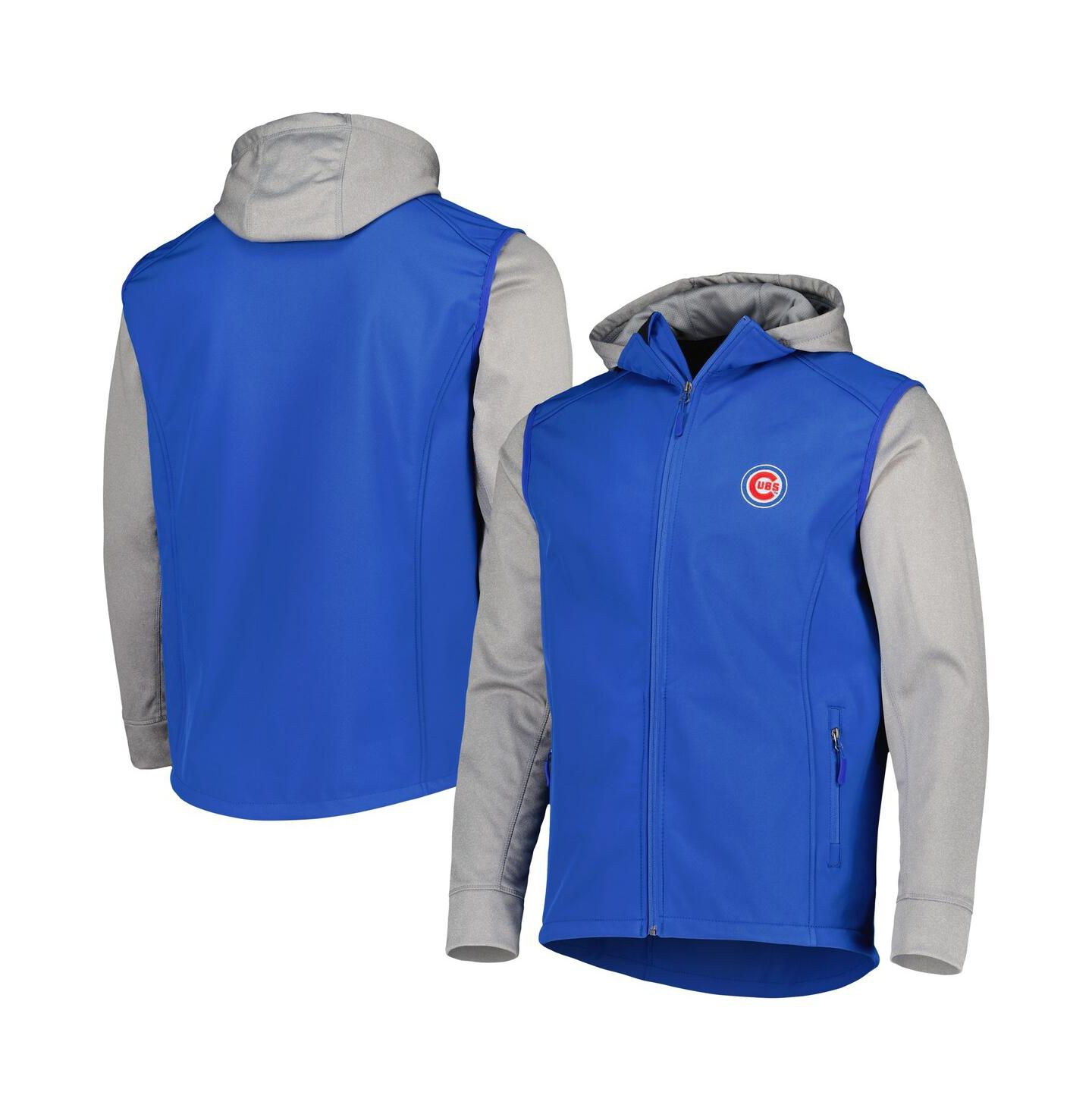 Мужская куртка Dunbrooke Royal, Heather Gray Chicago Cubs Alpha Full-Zip — фото 1