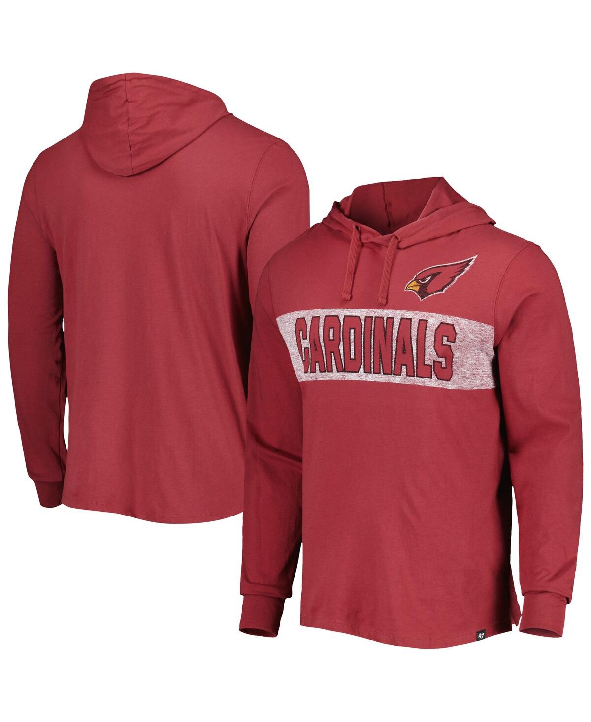 47 Brand Men's ' Cardinal Arizona Cardinals Field Franklin Pullover Hoodie