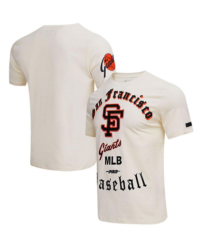 Pro Standard Men's Cream San Francisco Giants Cooperstown Collection Old  English T-shirt - Macy's