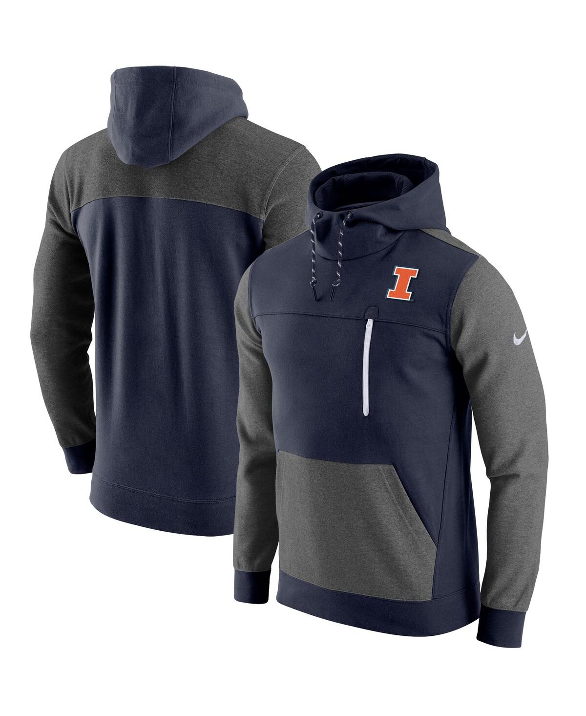 Men's NikeIllinois Fighting Illini Av-15 2.0 Pullover Hoodie - Navy