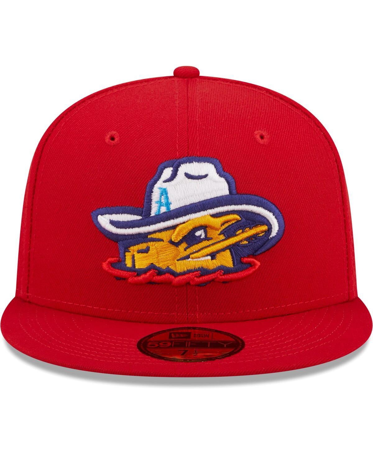 Men's New EraAmarillo Sod Poodles Authentic Collection 59Fifty Fitted Hat - Red