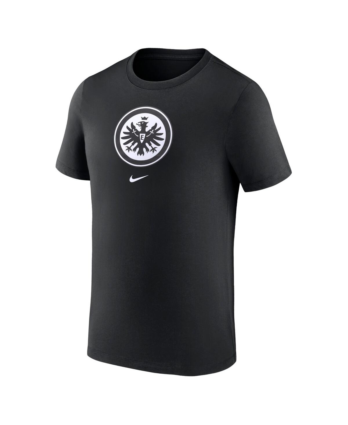 NIKE MEN'S NIKE BLACK EINTRACHT FRANKFURT CREST T-SHIRT 