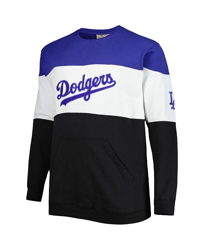 Profile Men's Royal, White Los Angeles Dodgers Big and Tall Pullover