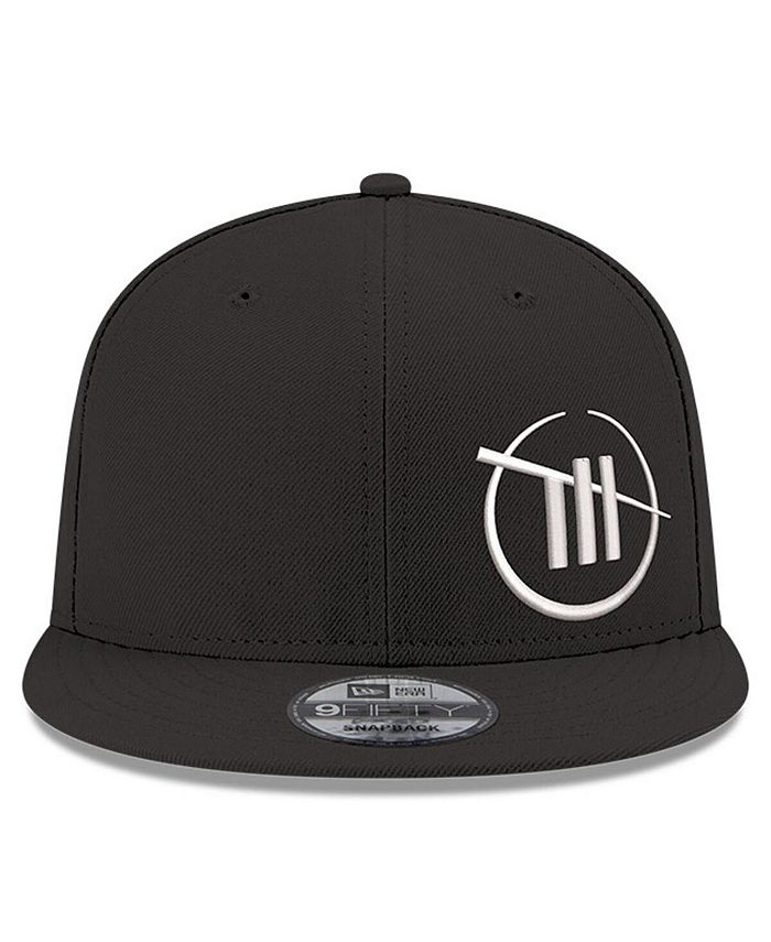 New Era Men's Black TRACKHOUSE RACING 9FIFTY Adjustable Snapback Hat ...