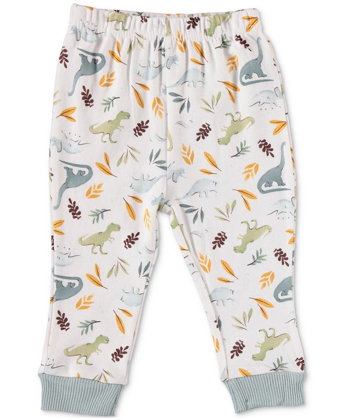 Chickpea Baby Boys Dino Bodysuit, Joggers, and Hat, 3 Piece Set - Macy's