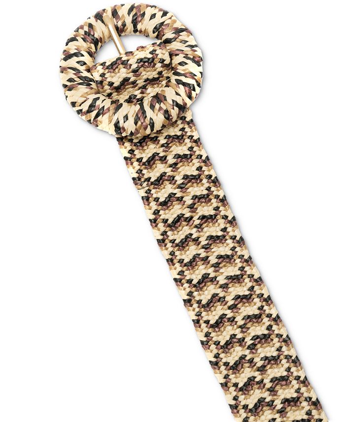 I.N.C. International Concepts Women's Stretch Woven Belt, Created for