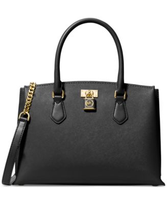 Find the best price on Michael Kors Hamilton Saffiano Leather Medium Satchel  Bag