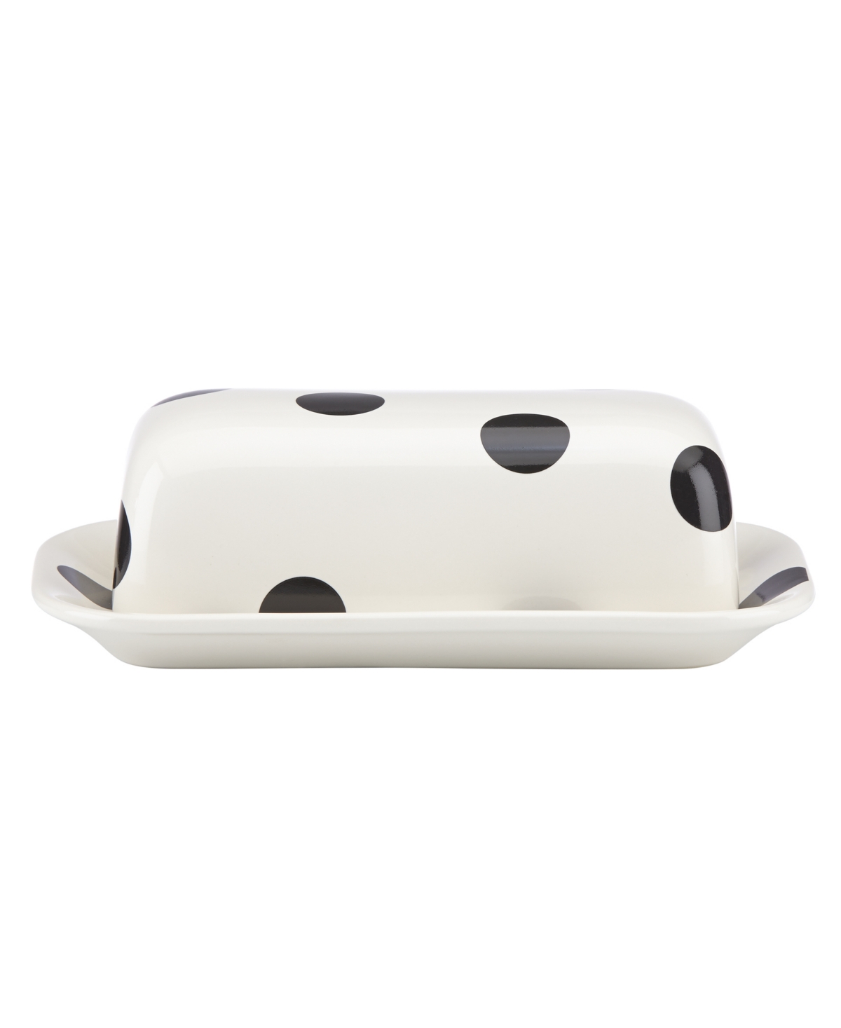 Kate Spade New York Deco Dot Covered Butter Dish In Multi