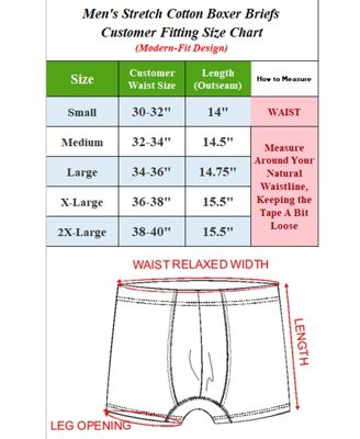 Men's Stretch Cotton Boxer Briefs Underwear, Pack of 3