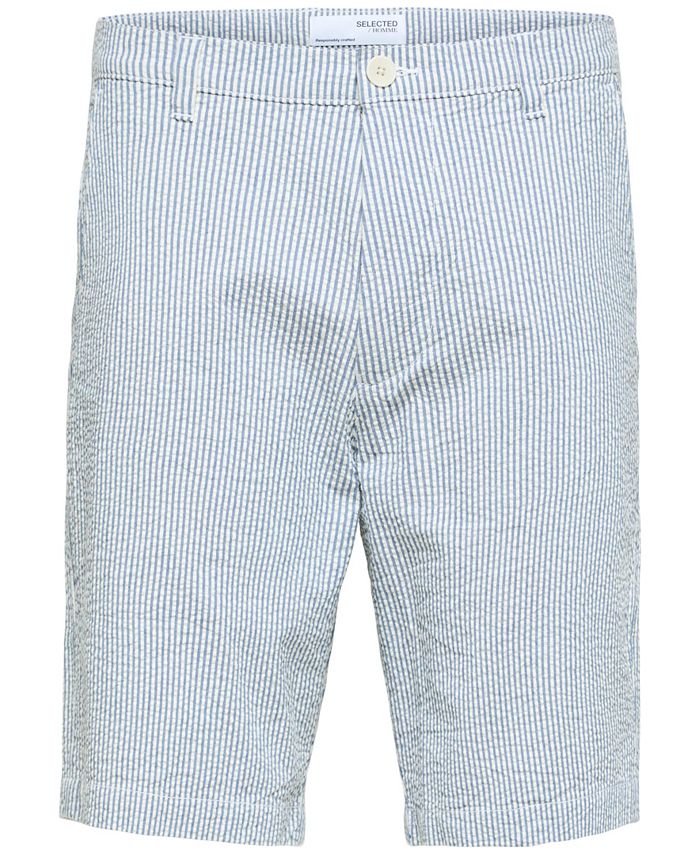 Selected Men's Seersucker Shorts - Macy's
