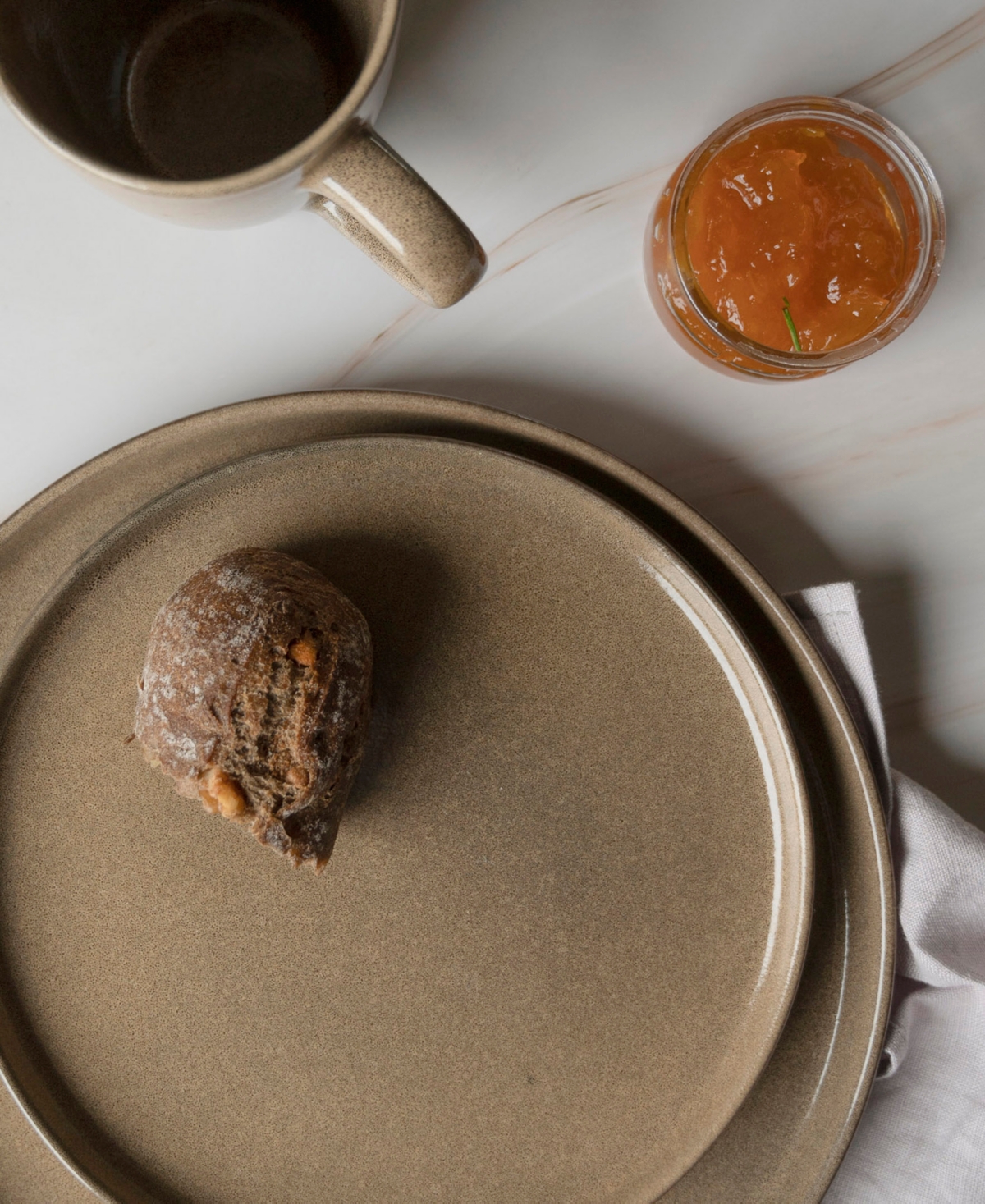 Dutch Rose Amsterdam Serenity Set/4 Dinner Plates - Bei