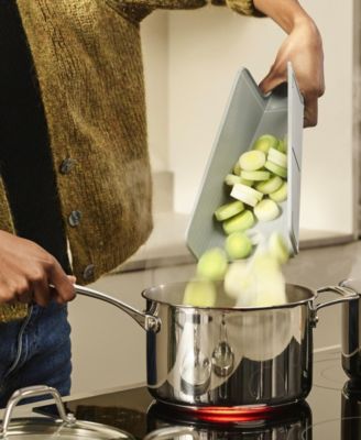 Chop2Pot Plus Folding Regular Chopping Board