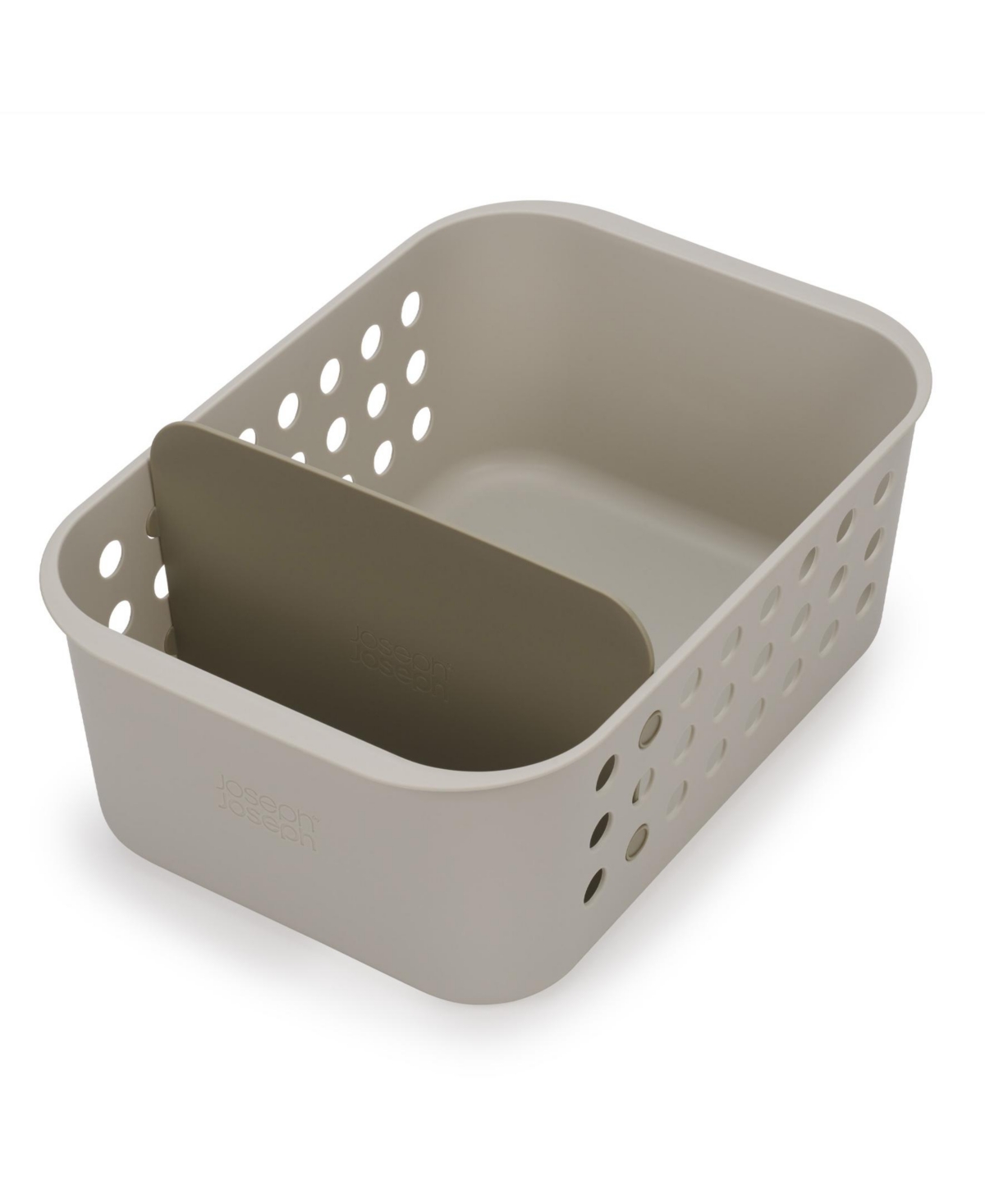 EasyStore Large Bathroom Storage Basket - Ecru