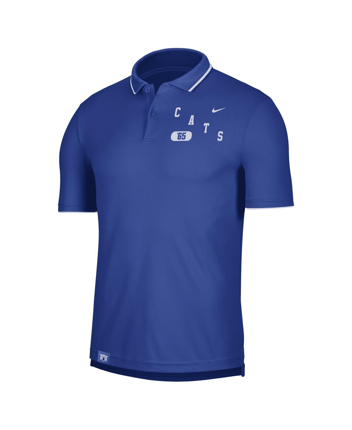 Shop Nike Men's  Royal Kentucky Wildcats Wordmark Performance Polo Shirt