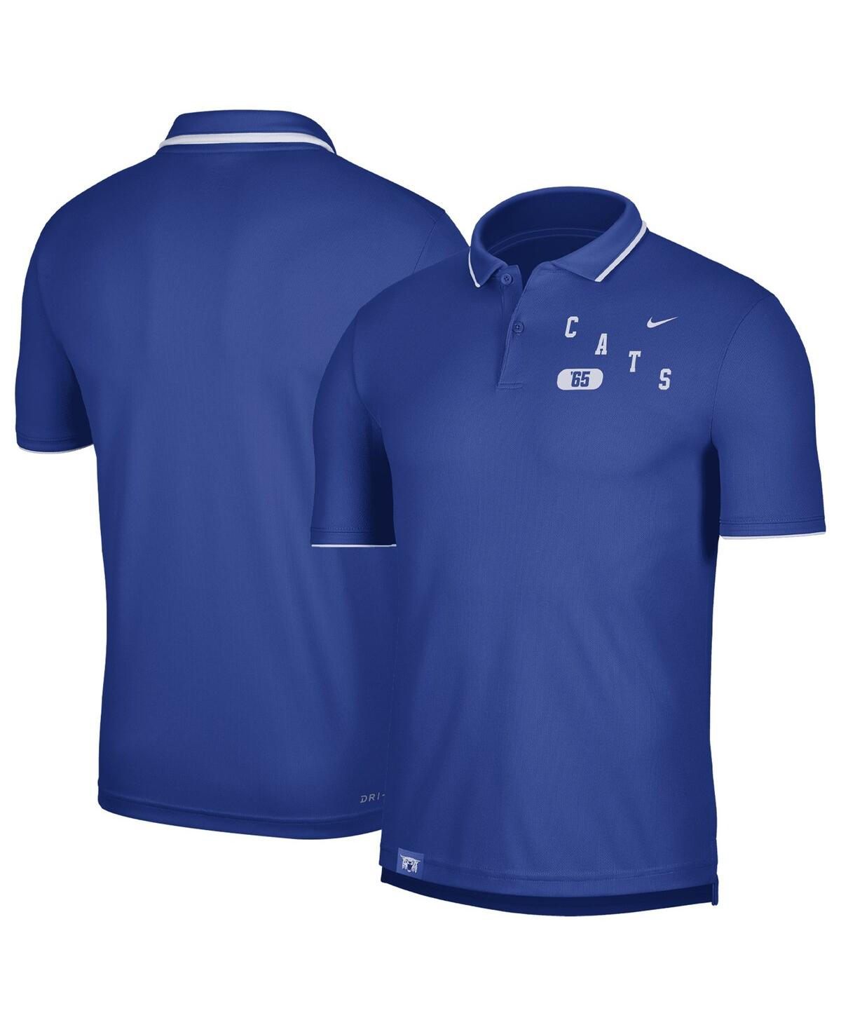 Nike Men's  Royal Kentucky Wildcats Wordmark Performance Polo Shirt