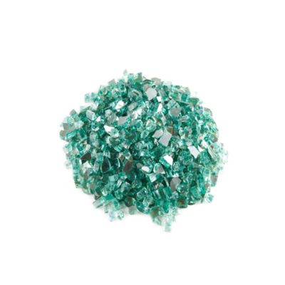 Fire Pit Fire Glass Tempered Glass Rocks for Fireplace Accessories