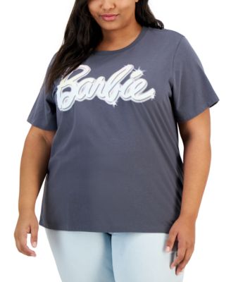 Grayson Threads Black - Plus Size Barbie Airbrush Graphic T-Shirt