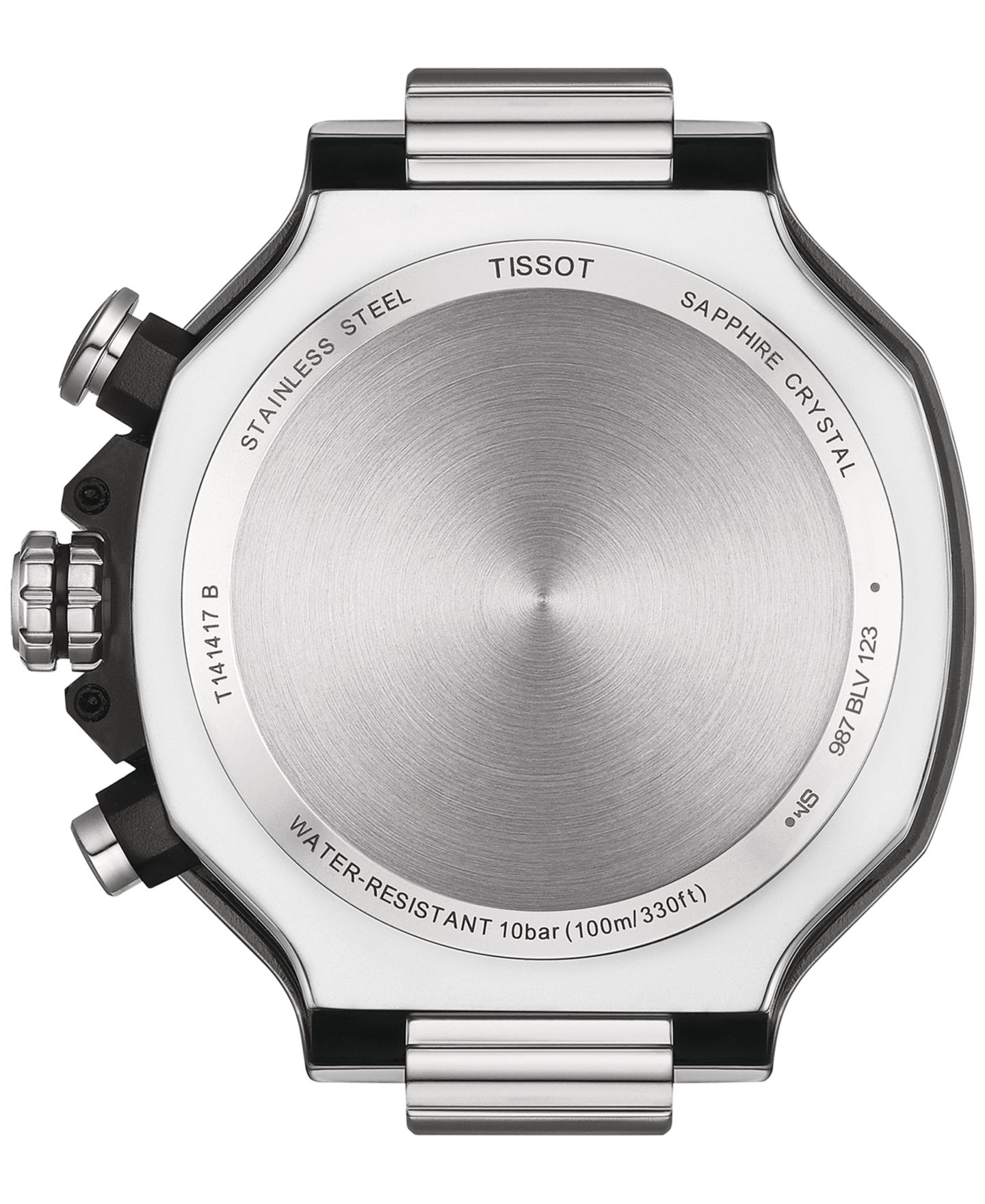 Мужские часы Tissot Swiss Chronograph T-Race Black Strap Watch 45mm — фото 3