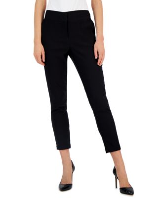 T Tahari - Women's High-Waisted Slim Pants