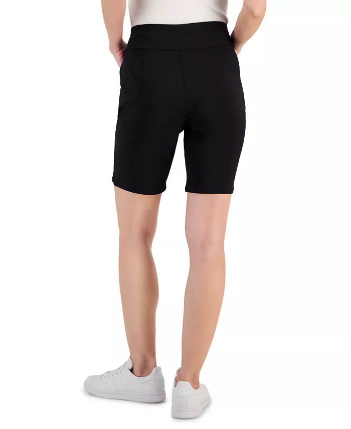 Women's Mid-Rise Pull-On Bermuda Shorts - thumbnail 2