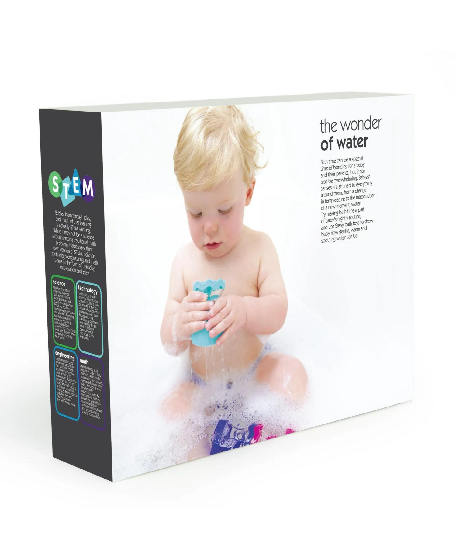 Baby Sassy 8 Piece Rain Barrels Connecting Funnels Bath Toy