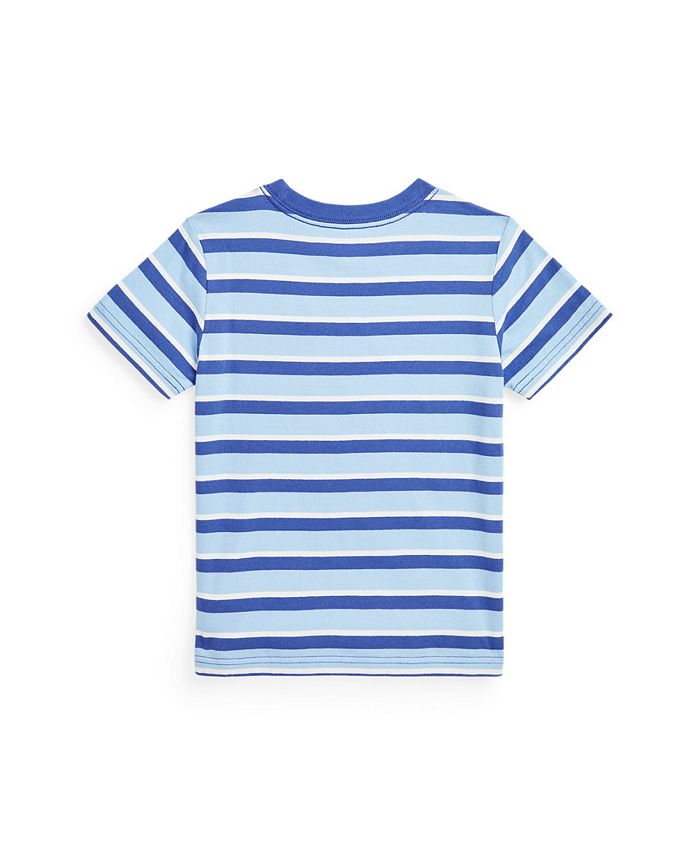 Polo Ralph Lauren Little and Toddler Boys Striped Cotton Jersey Pocket ...